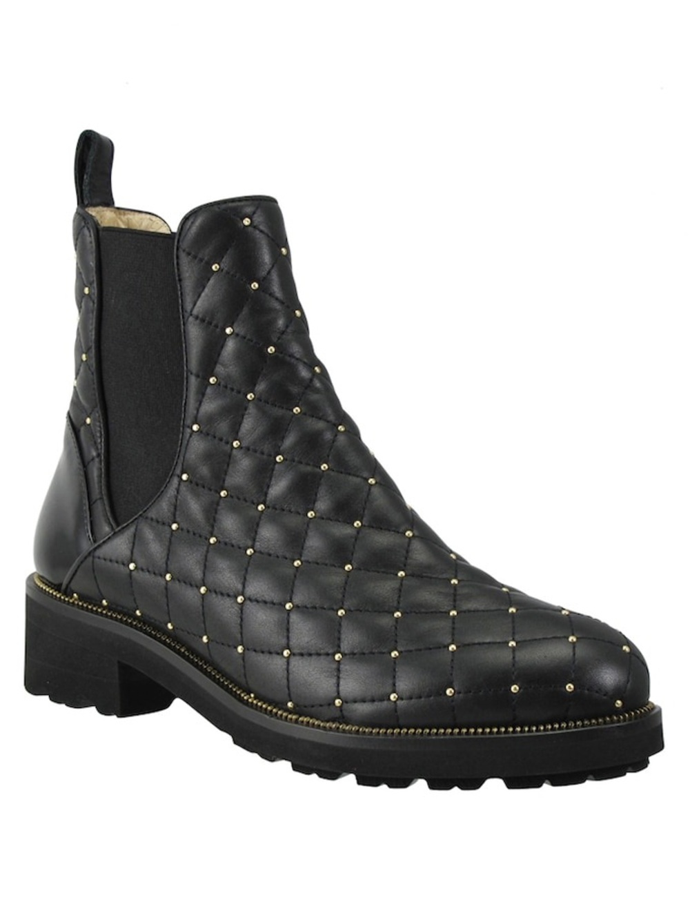 NWT RON WHITE Tayla Quilted Leather Boots
